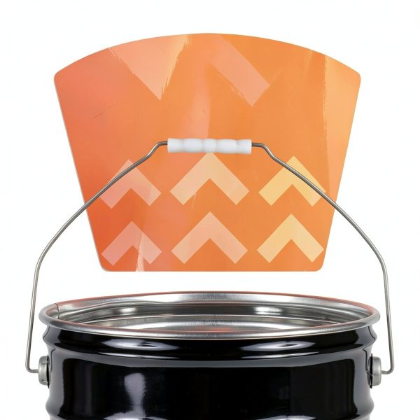 ATERET Metal 5 Gallon Bucket with Lid Heavy Duty Industrial-4