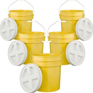 EconoHome 5 Gallon Plastic Bucket Food Grade Reusable-0