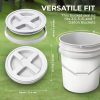 EconoHome 5 Gallon Plastic Bucket Food Grade Durable-1