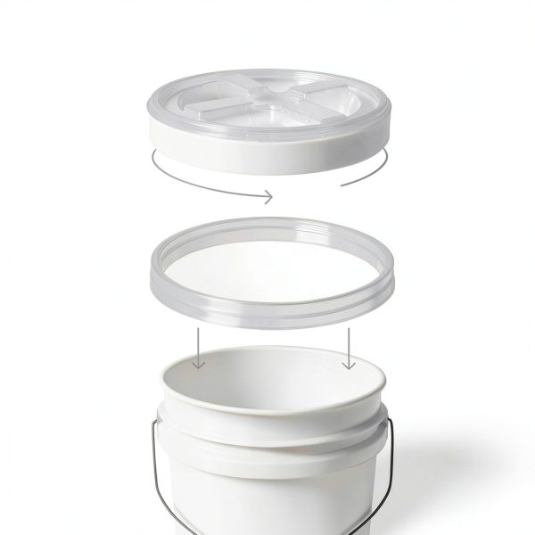 EconoHome 5 Gallon Plastic Bucket Food Grade Reusable-4