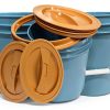 House Naturals Aqua Bucket Metal Handle Food Grade Container-0
