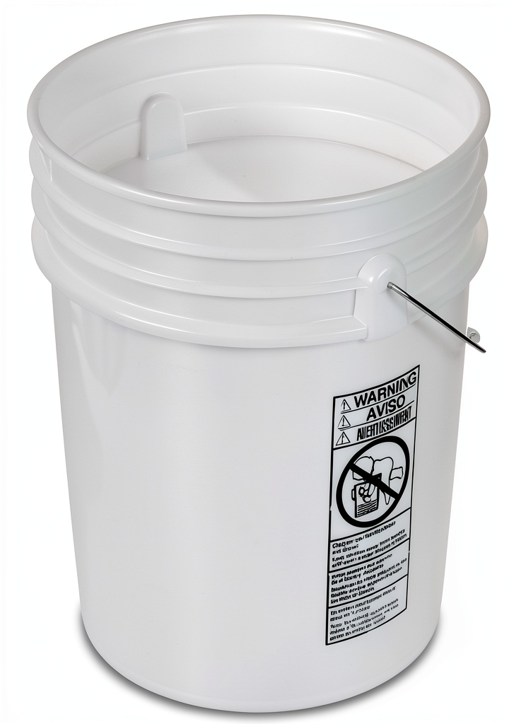 Hathoro bucket used in a paint mixing station
