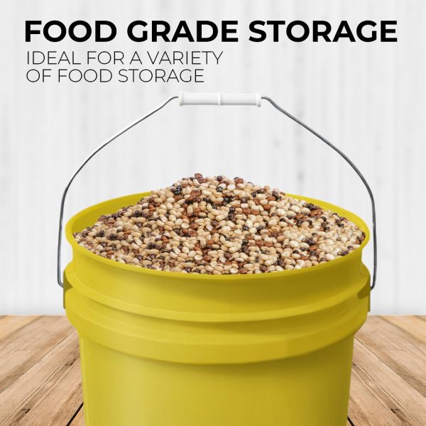 EconoHome 5 Gallon Plastic Bucket Food Grade Reusable-2