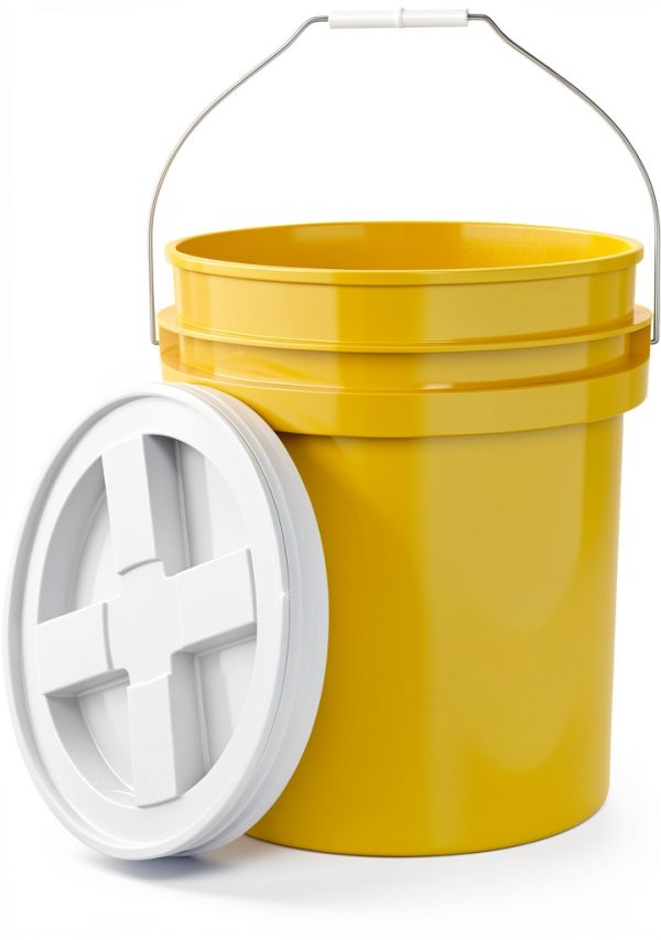 EconoHome 5 Gallon Plastic Bucket Food Grade Reusable-0