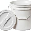 HDPE Storage Bucket House Naturals 2 Gallon White-1