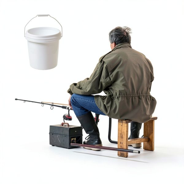 DOITOOL White Plastic 3 Gallon Bucket with Lid Handle-1
