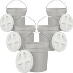 EconoHome 5 Gallon Plastic Bucket Food Grade Durable-0
