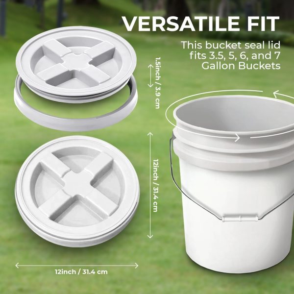 EconoHome 5 Gallon Plastic Bucket Food Grade Reusable-1