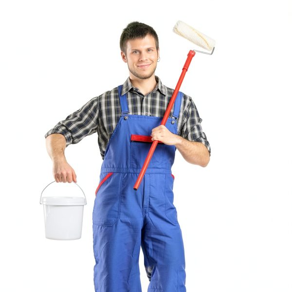 DOITOOL White Plastic 3 Gallon Bucket with Lid Handle-3
