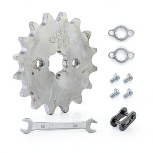 Moroxi 420 Chain Sprocket 16T Steel for Dirt Bikes-0