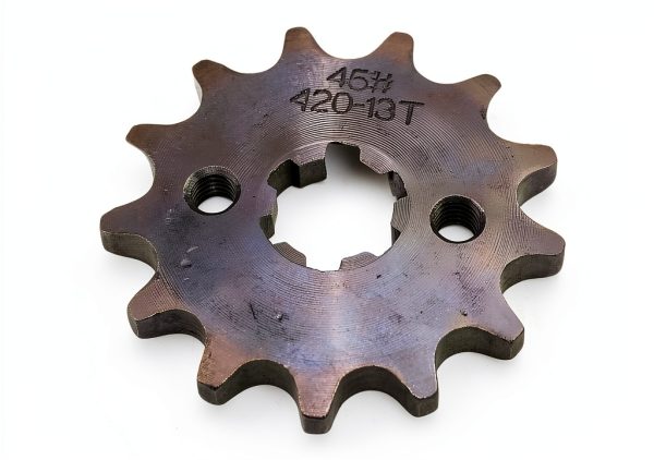 TRKIMAL Front Sprocket 420 13T 17mm Stainless Steel for Moped ATV-4