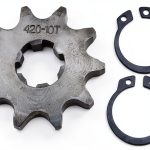 TRKIMAL Front Sprocket 420 17mm Stainless Steel for Moped ATV 420A-0
