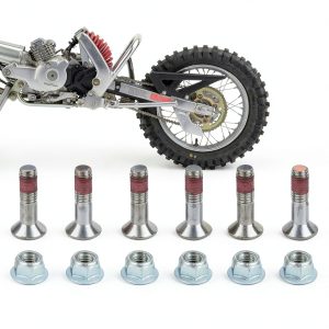 Motorcycle Sprocket Bolts USTPO Heat Treated 10-9 Grade Kit-0