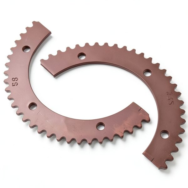 VCUJSUC 35 Tooth Mini Bike Go Kart Sprocket Red 75t Lightweight Chain-1