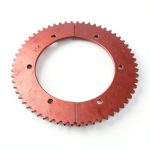 35 Sprocket Aluminum Split for Mini Bike Go Kart VCUJSUC Red-0