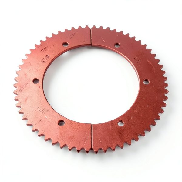 35 Sprocket Aluminum Split for Mini Bike Go Kart VCUJSUC Red-0