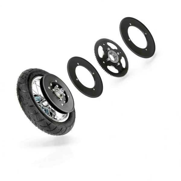 XIKOBY Motorcycle Chain Plate Guide Kit with Heavy Duty Steel Sprocket-2