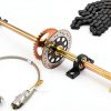 Silscvtt Go Kart Axle Kit 44.4" Chrome Strength, 500lb Capacity-0