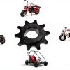 10 Tooth 5/8'' Bore #40/41 420 Chain Sprocket BDYAQ Metal Pack-1