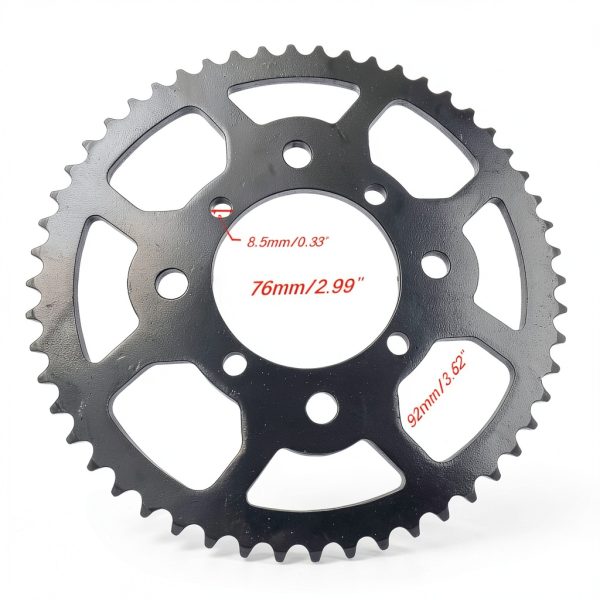 53 Tooth Rear Chain Sprocket HY53 76mm for 420 Chain 50-250CC ATV-1