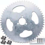 58teeth #35 Rear Sprocket Compatible with Dirt Pit Bike Go Kart Quad Buggy ATVs-0