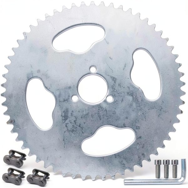 58teeth #35 Rear Sprocket Compatible with Dirt Pit Bike Go Kart Quad Buggy ATVs-0