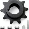 10 Tooth 5/8'' Bore #40/41 420 Chain Sprocket BDYAQ Metal Pack-0