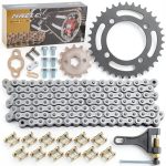 420 Chain 120 Link Set 13T & 35 Tooth Sprockets MRELC 50-170cc Bikes-0